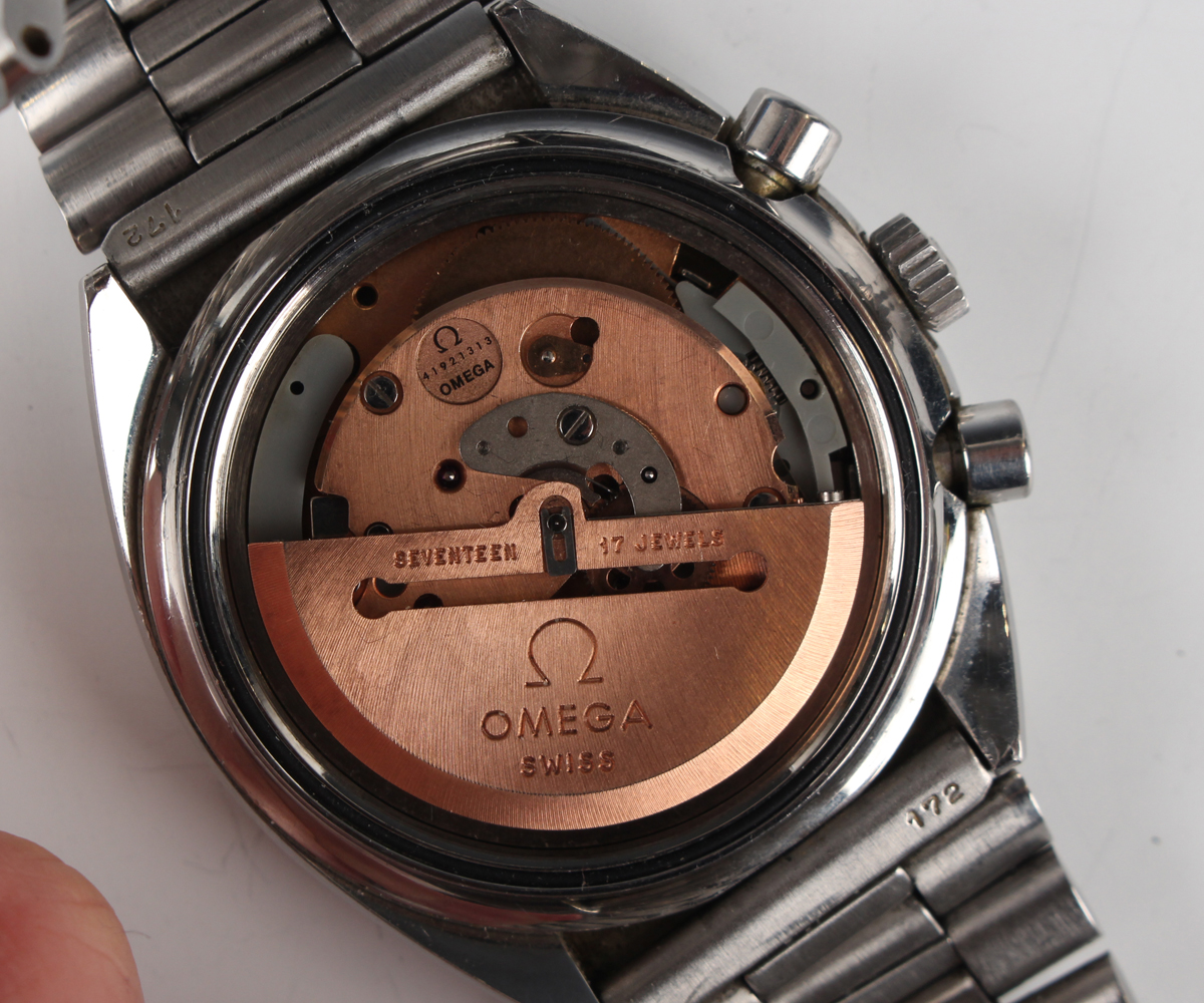 An Omega Speedmaster Automatic Chronograph stainless steel gentleman's bracelet wristwatch, Ref. - Image 7 of 7