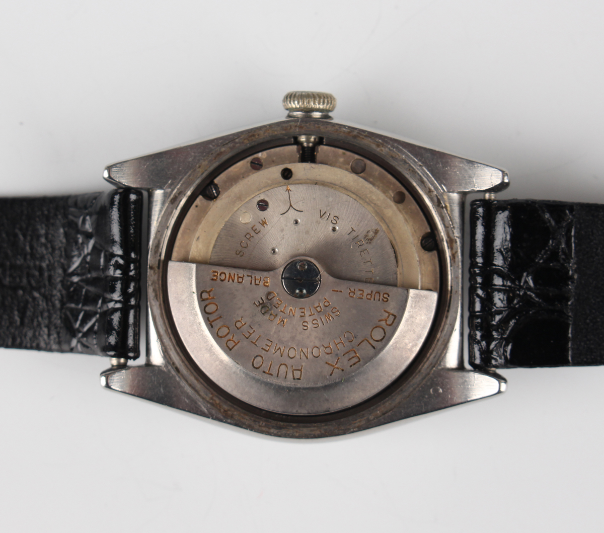 A Rolex Oyster Perpetual stainless steel cased gentleman's wristwatch, Ref. 2940, circa 1942, the - Image 6 of 7