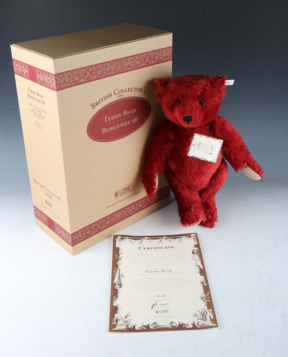 Seven Steiff limited edition teddy bears, comprising No. 650680 Harrods Victorian Musical bear, - Image 7 of 8