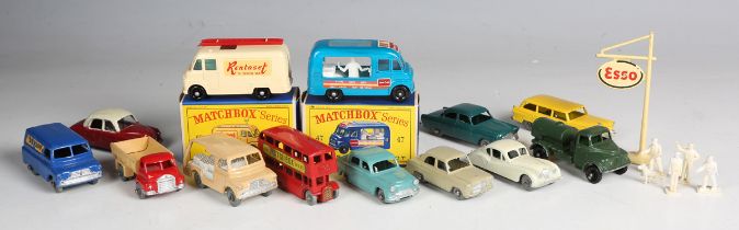 Two Matchbox 1-75 vehicles, comprising No. 47 Lyons Maid ice-cream shop and No. 62 TV service van,