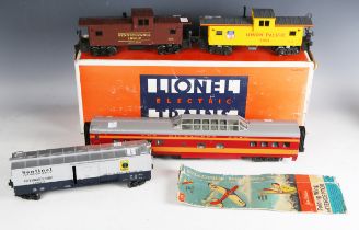 A Lionel gauge O Shay locomotive and tender Western Maryland, boxed (box creased, torn and scuffed),