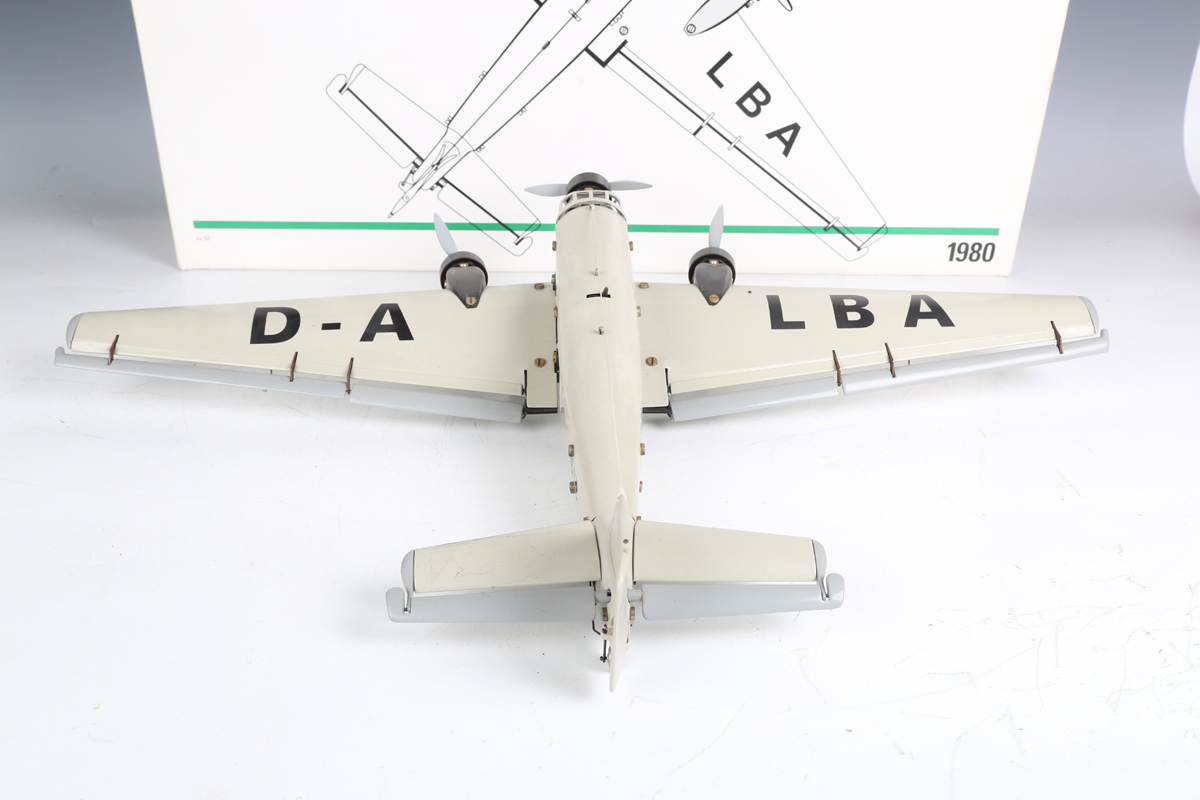 A Märklin No. 1980 Junkers JU52 tinplate model aeroplane, boxed.Buyer’s Premium 29.4% (including VAT - Image 6 of 10