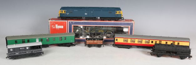 A Lima gauge OO locomotive 'King George V' and tender, boxed, a diesel locomotive 47298 BR and a