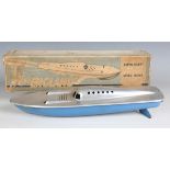 A Victory Industries 'Miss England' super silent twin-jet propelled speed boat, length 34cm, and a