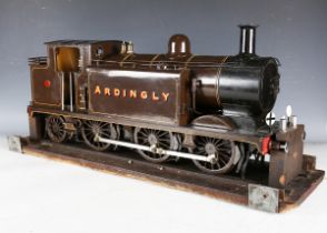 A 3½-inch gauge live steam scratch-built E4 type 0-6-2 tank locomotive 'Ardingly', the removable cab