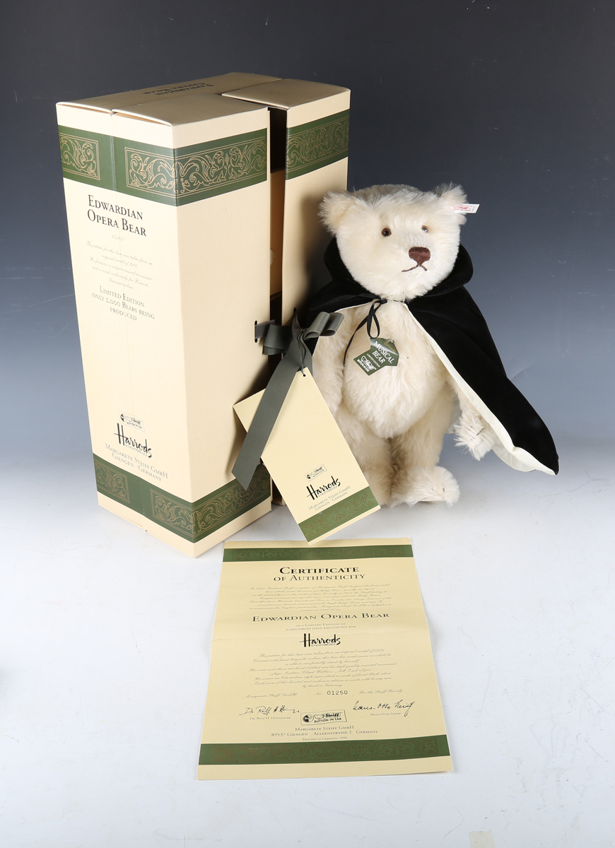 Seven Steiff limited edition teddy bears, comprising No. 650680 Harrods Victorian Musical bear, - Image 8 of 8