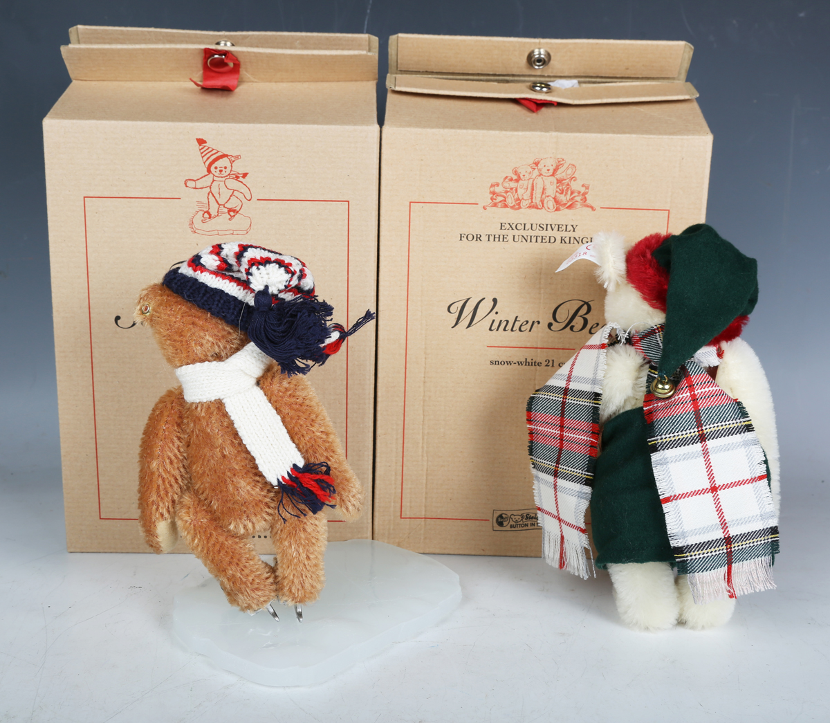 Two Steiff limited edition teddy bears, comprising No. 654817 Winter Bear and No. 037825 Teddy - Image 2 of 2