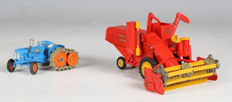 A Corgi Toys No. 54 Fordson Power Major with roadless half tracks and a Corgi Toys Major No. 111