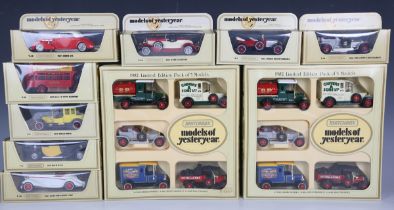 One hundred and sixteen Matchbox Models of Yesteryear vehicles, including Y-21 1930 Ford A van '
