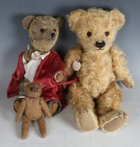 Three Teddy Bears of Witney, comprising Ted, F.G. Bert and My Old Bear, all with tags.Buyer’s