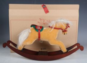 A Steiff limited edition No. 037849 Rocking Horse, boxed with certificate.Buyer’s Premium 29.4% (