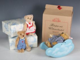 Three Steiff limited edition teddy bears, comprising No. 664298 Teddy Bear Jill, No. 664342 Teddy