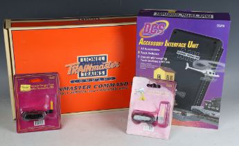 A Lionel Trains Trainmaster Command Set, boxed, together with a Proto-Sound track interface unit and