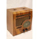 A Worldwide Five radio in polished walnut case