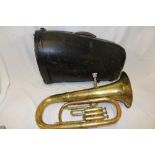 A brass euphonium "The Starline" by Rudall,