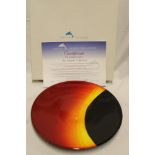 A Poole pottery limited edition "Eclipse" pattern circular plaque/charger No.