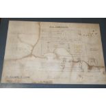 A scale drawing of an air compressor for N. Holman & Sons, St.