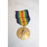 A First War Victory medal awarded to No. 95125 Pte. L. Watson Tank Corps.