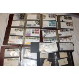 Eight folder albums containing a large collection of GB first day covers,
