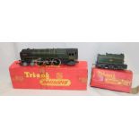 Triang OO gauge - R259 Britannia locomotive and tender in original boxes