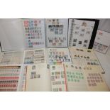 Fourteen various albums and stock books containing a selection of GB stamps,
