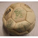 A Mitre Football signed by the 1985 Tottenham Hotspur Football Team