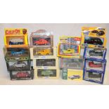 A selection of mint and boxed vehicles including three Corgi limited edition Mini vehicles,