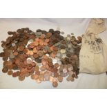 A large selection of mixed pre-decimal GB coins