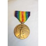 A First War Victory medal awarded to No. 4974 Pte. G.