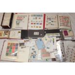 A large selection of various albums and stock books of mixed World stamps together with stamps in