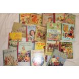 A selection of various vintage annuals,