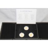A Her Majesty the Queen's Jubilee 2022 three coin mint set,