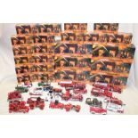 Matchbox Models of Yesteryear - a large collection of 24 mint and boxed fire engines,