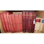 Various military volumes including The War Illustrated, The Pictorial History of the War etc.