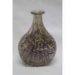 A Cornish art glass tapered vase by Norman Stuart Clarke,