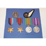 A 1939/45 star, Burma star, Defence medal and 1939-45 war medal formerly the property of No.