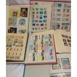 A selection of various albums and stock books containing mixed World stamps