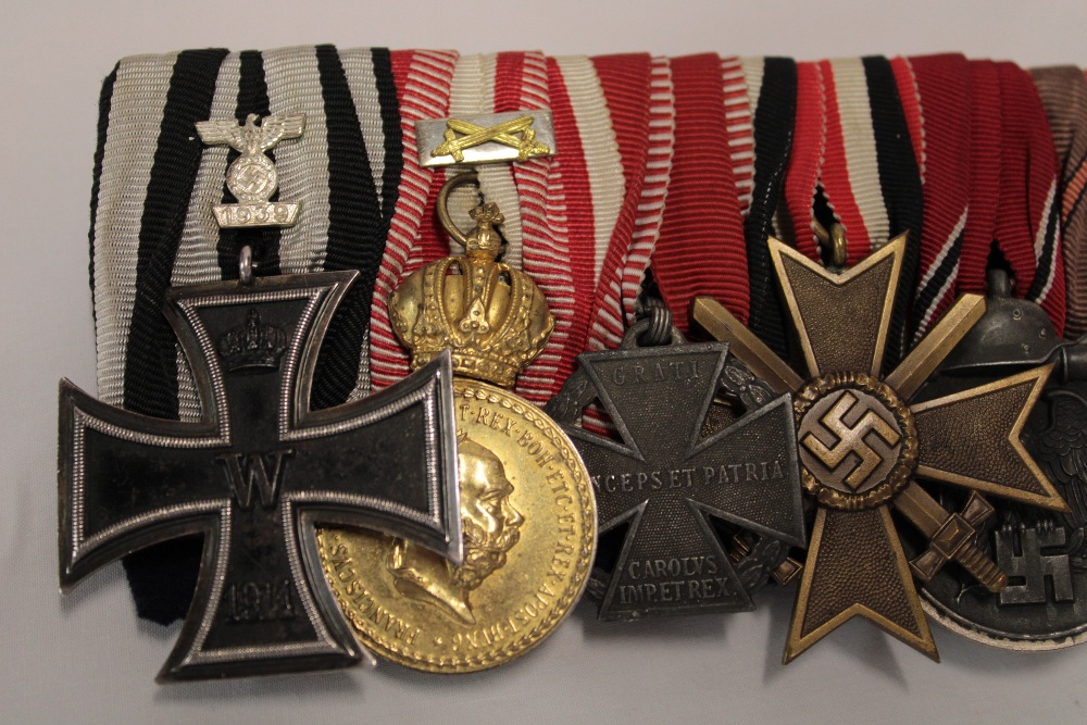 A group of nine German First and Second War medals including Iron Cross, - Image 2 of 3