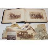 An 1896 album of photographs relating to the steamship RMS Norman with photographs of crew, staff,