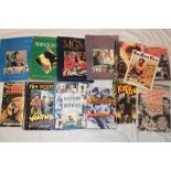 Various film and movie-related volumes including The Book of the International Film Poster,