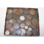 A selection of British Colonial coins,