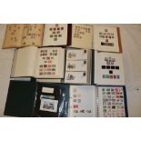 A World accumulation of stamps contained in ten large folder albums