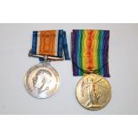 A First War pair of medals awarded to No. 270150 Pte. J.B.