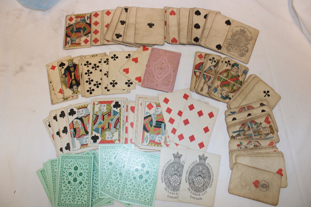 A set of early playing cards by De La Rue & Co London;