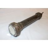 An old painted brass diver's torch by Siebe of Gorman & Co ondon