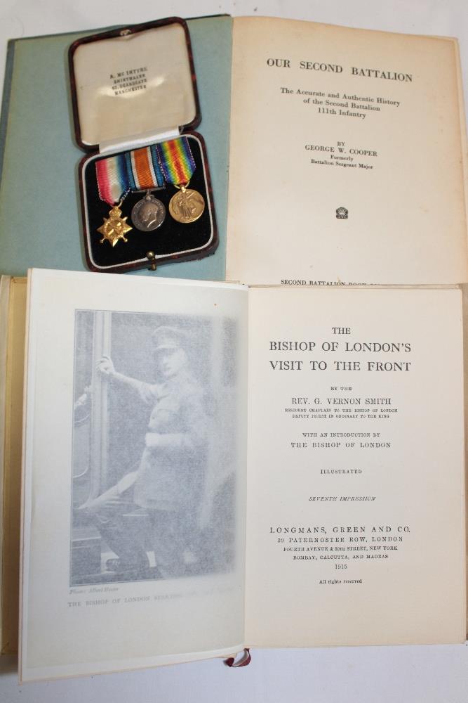 A miniature 1914/15 star trio of medals;