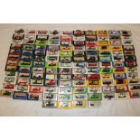 Approximately 120 various mint and boxed diecast vehicles including commercial vehicles and others,