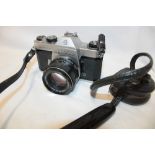 A Pentax Asahi Spotmatic SP2 camera