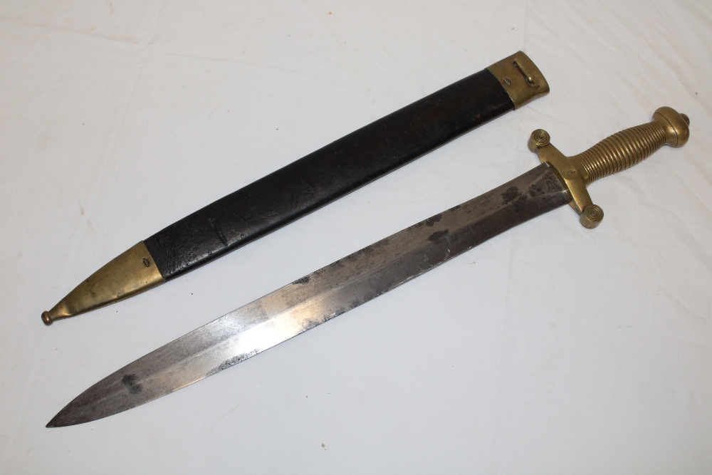 A 19th century French model 1816-31 Artillery sword of gladius form by Talabot of Paris with 19"