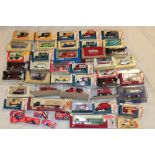 A selection of various diecast vehicles including modern Lledo Days Gone boxed vehicles and others